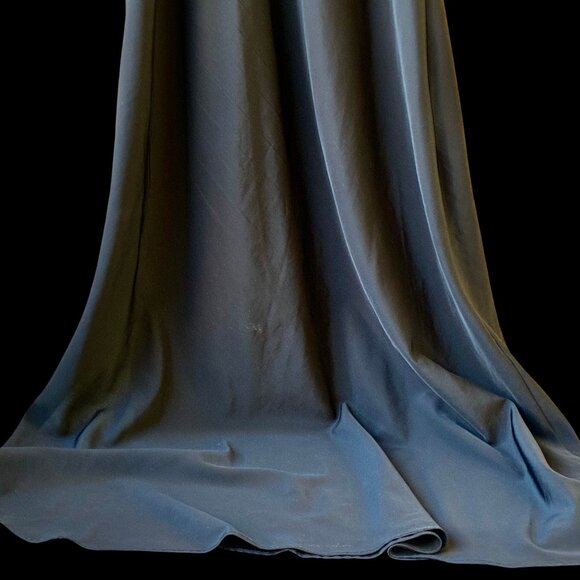 Vintage Val Mode Nightgown Lingerie Black Long Gown size Medium DAMAGED - Picture 11 of 16